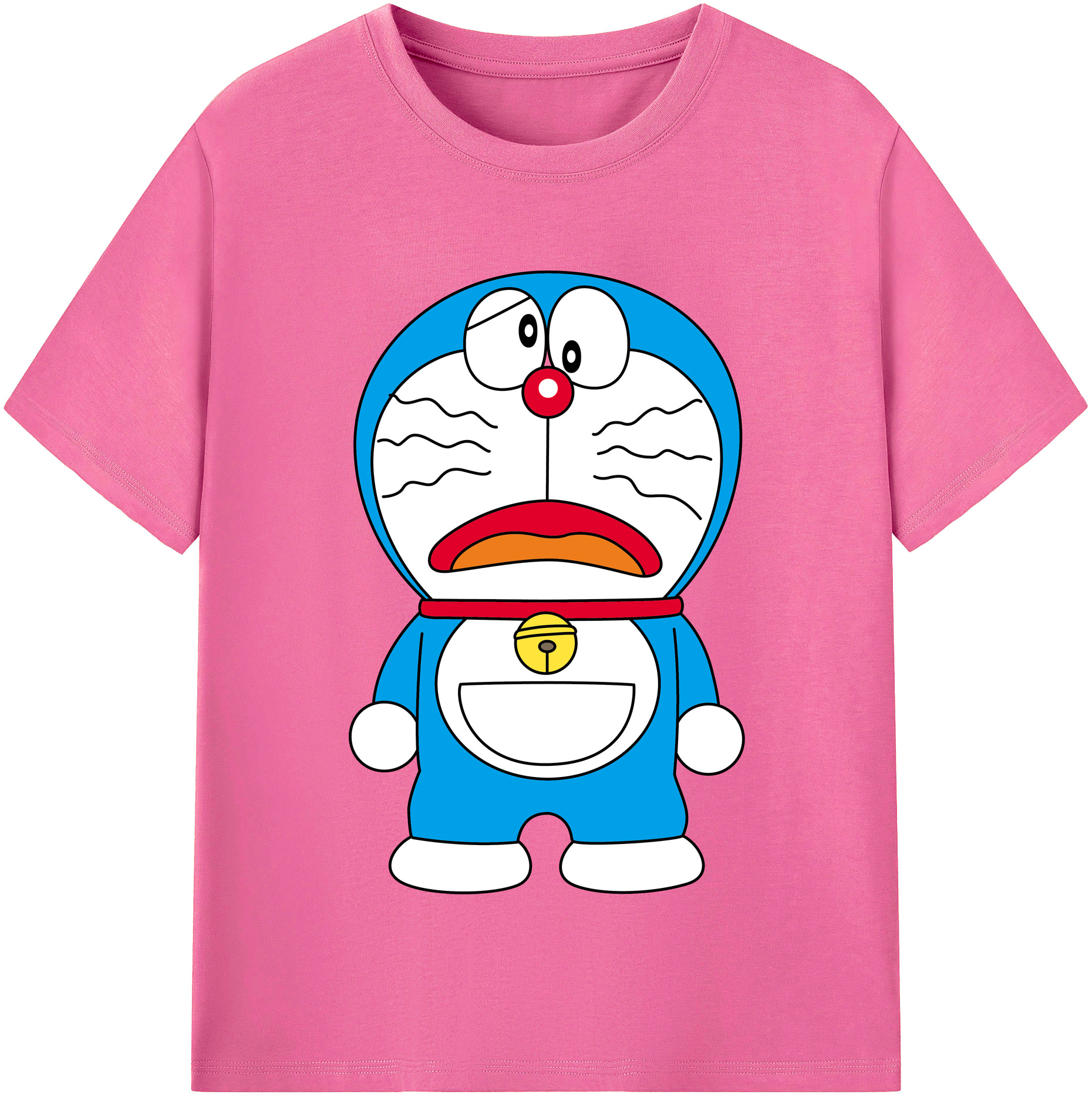（画像用） ドラえもん Doraemon レディースカジュアルプリントTシャツ（綿100％）